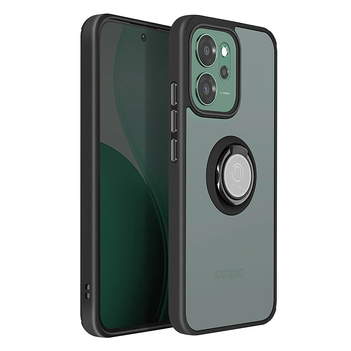 Avizar Coque pour Oppo Reno 14 F / 14 FS avec Support Anneau et Fixation Magnétique Noir