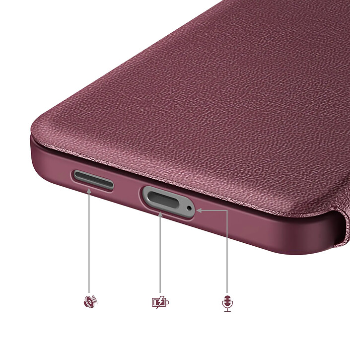 Acheter Avizar Étui Folio pour Galaxy S26 Plus Grainé avec Fenêtre Smart View et Porte-carte