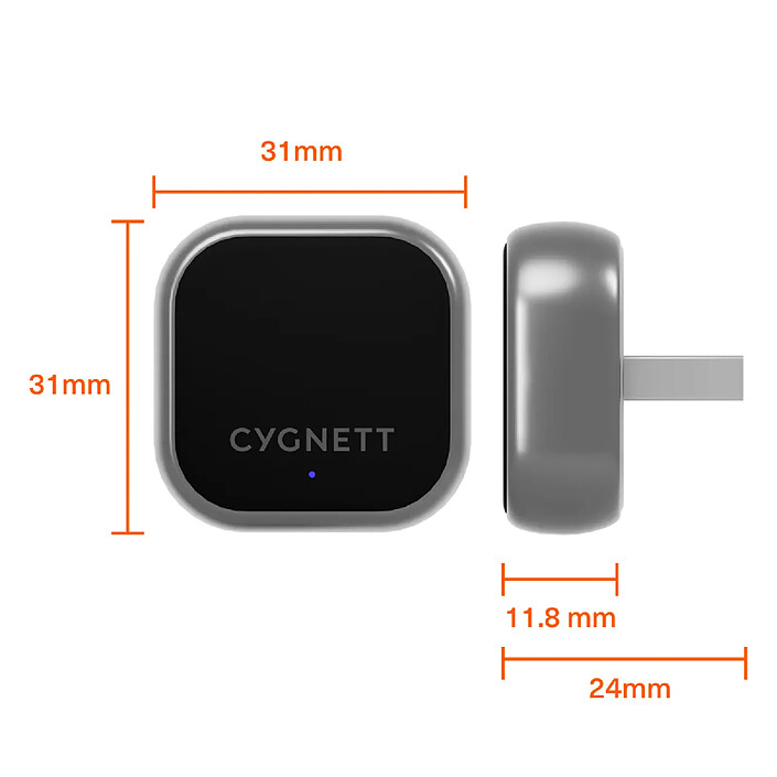 Acheter CYGNETT Adaptateur Voiture sans Fil Bluetooth pour CarPlay et Android Auto Gris