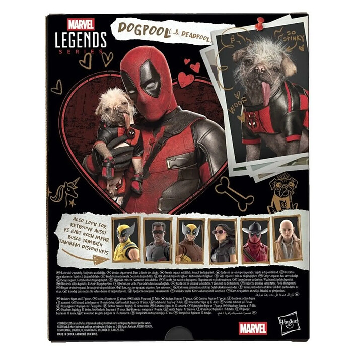 Acheter Deadpool & Wolverine Marvel Legends - Figurine Dogpool & Deadpool 15 cm