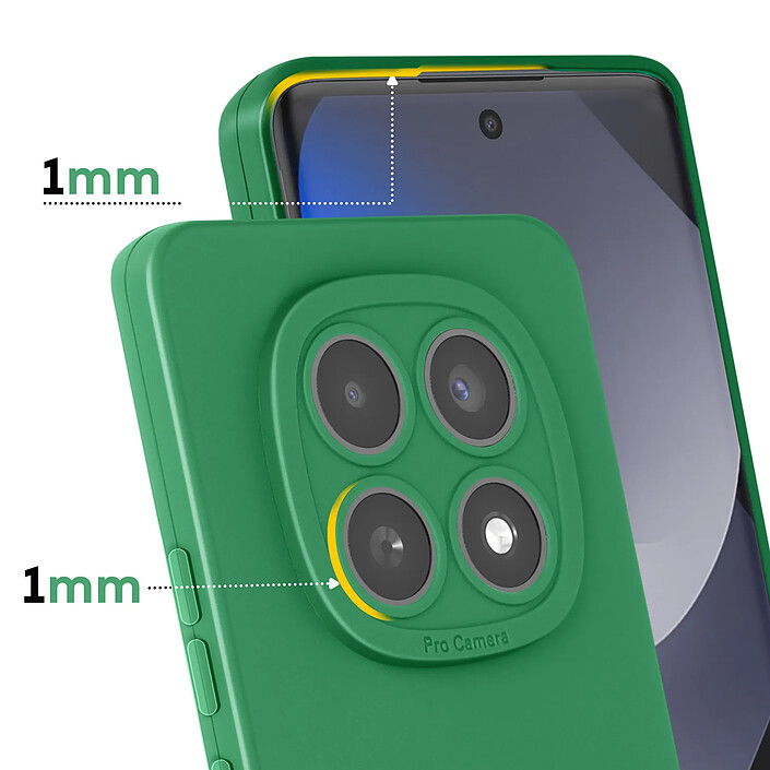 Avis Avizar Coque pour Redmi Note 15 en Silicone Souple avec Renfort Bloc Caméra