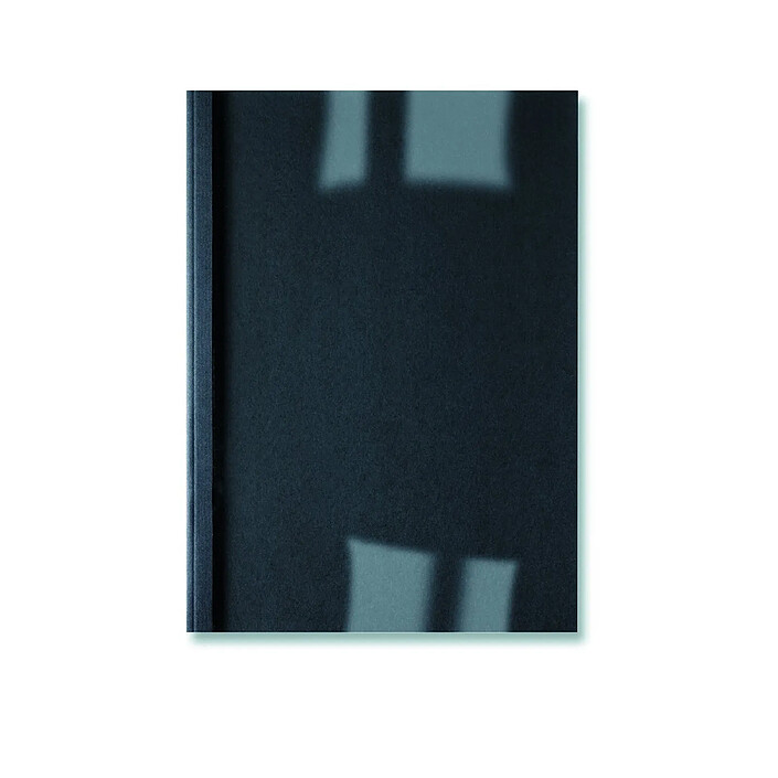 GBC Lot de 100 LinenWeave Plats de couverture thermique 15 mm noir