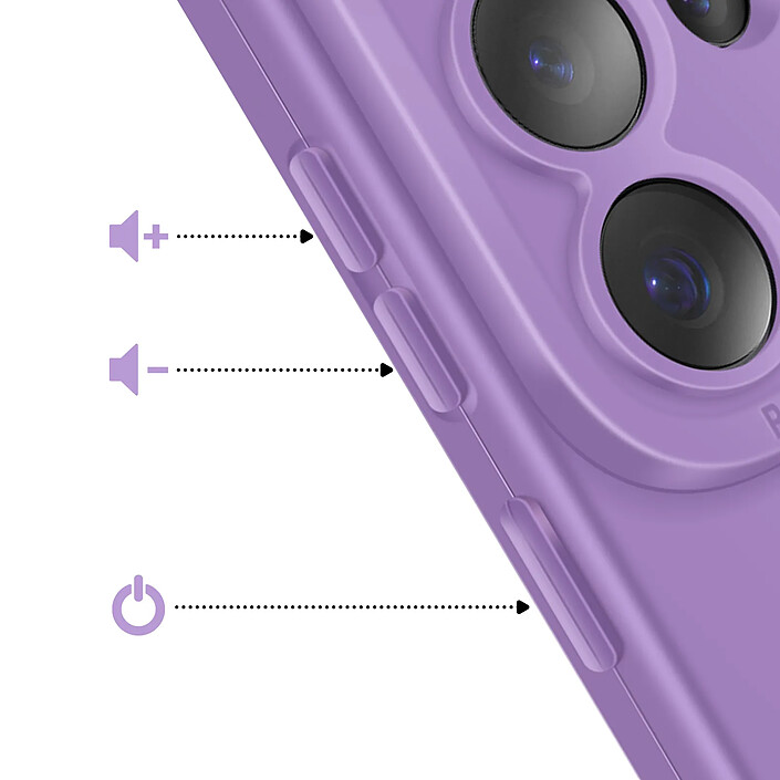 Acheter Avizar Coque pour Galaxy S26 Ultra en Silicone Souple avec Renfort Bloc Caméra