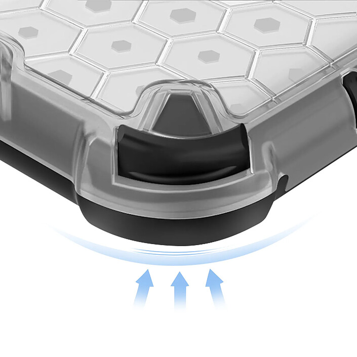 Avis Avizar Coque pour Redmi Note 15 Pro Plus 5G Renforcée Texturée Nid d'Abeille Blanc