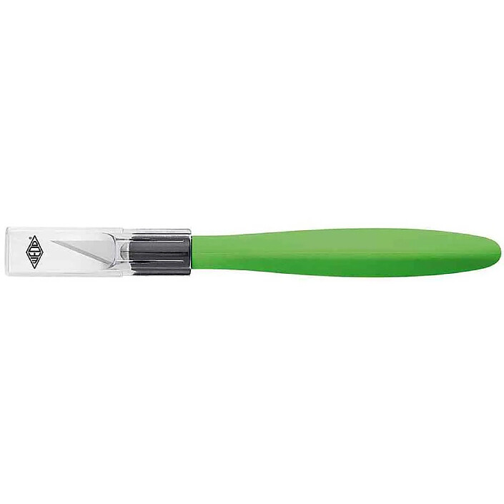 WEDO Scalpel Comfortline 150 mm avec 5 lames de rechange Vert
