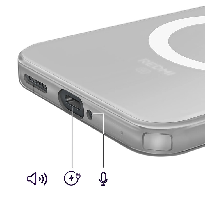 Acheter Avizar Coque pour Redmi Note 15 Pro 5G Renforcée Compatible Accessoires MagSafe