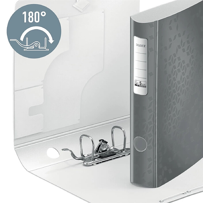Avis LEITZ Classeur Active WOW à Levier 180 degrés Dos de 60 mm Jaune
