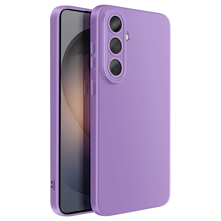 Avizar Coque pour Galaxy S26 Plus en Silicone Souple avec Renfort Bloc Caméra Violet