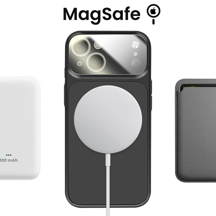 Acheter Avizar Coque pour iPhone 13 Compatible MagSafe Finition AG Glass Mate