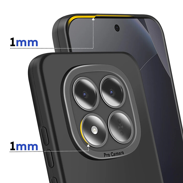 Avis Avizar Coque pour Redmi Note 15 Pro Plus en Silicone Souple avec Renfort Bloc Caméra