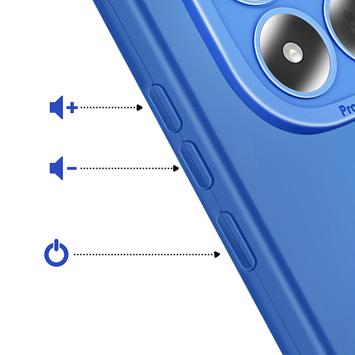 Acheter Avizar Coque pour Redmi Note 15 Pro Plus en Silicone Souple avec Renfort Bloc Caméra