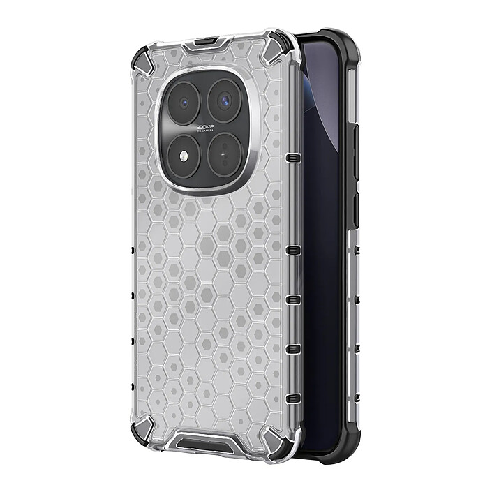 Avizar Coque pour Redmi Note 15 Pro Plus 5G Renforcée Texturée Nid d'Abeille Blanc