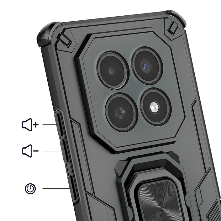 Avis Avizar Coque pour Redmi Note 15 avec Anneau Rotatif et Fonction Support Noir