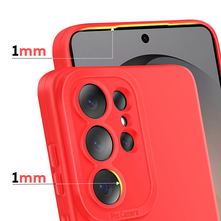 Avis Avizar Coque pour Galaxy S26 Ultra en Silicone Souple avec Renfort Bloc Caméra