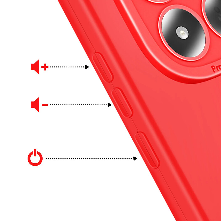 Acheter Avizar Coque pour Redmi Note 15 Pro Plus en Silicone Souple avec Renfort Bloc Caméra