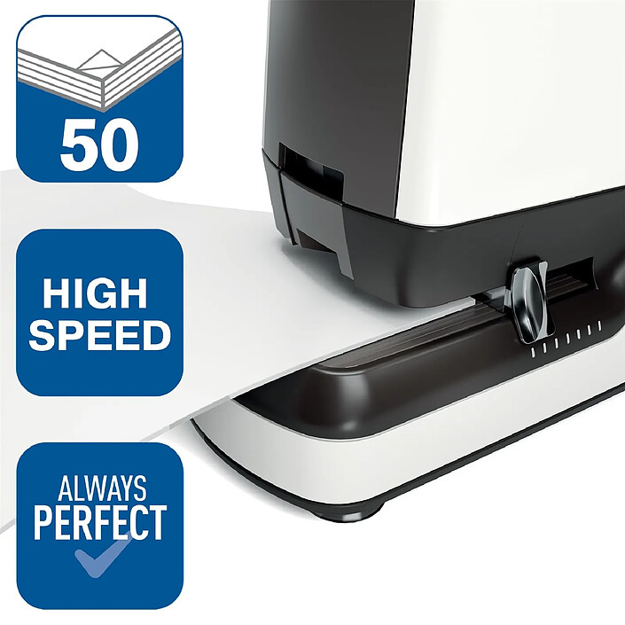 Avis RAPID Pro 90EC - Agrafeuse Électrique Cap 50 Feuilles & Agrafage Rapide - 66-6/7