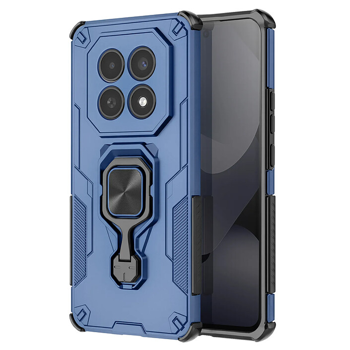 Avizar Coque pour Redmi Note 15 avec Anneau Rotatif et Fonction Support Bleu