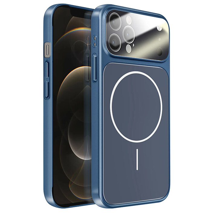 Avizar Coque pour iPhone 12 Pro Max Compatible MagSafe Finition AG Glass Mate