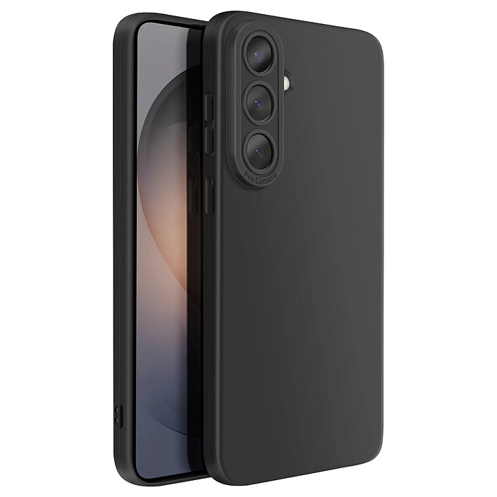 Avizar Coque pour Galaxy S26 Plus en Silicone Souple avec Renfort Bloc Caméra Noir