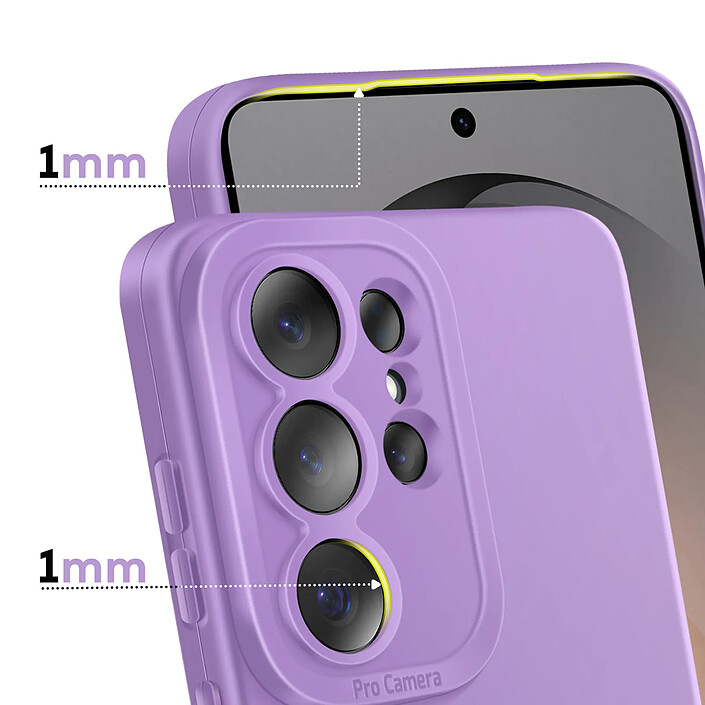 Avis Avizar Coque pour Galaxy S26 Ultra en Silicone Souple avec Renfort Bloc Caméra