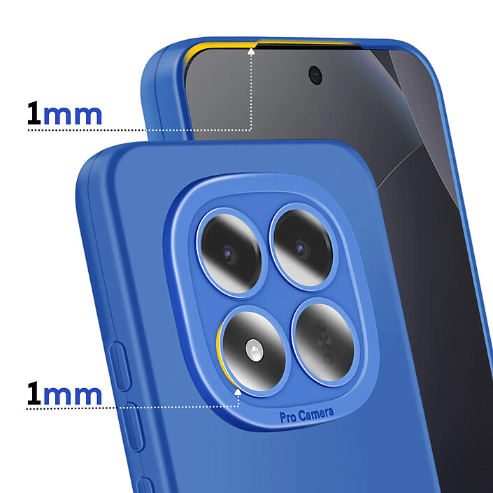 Avis Avizar Coque pour Redmi Note 15 Pro Plus en Silicone Souple avec Renfort Bloc Caméra