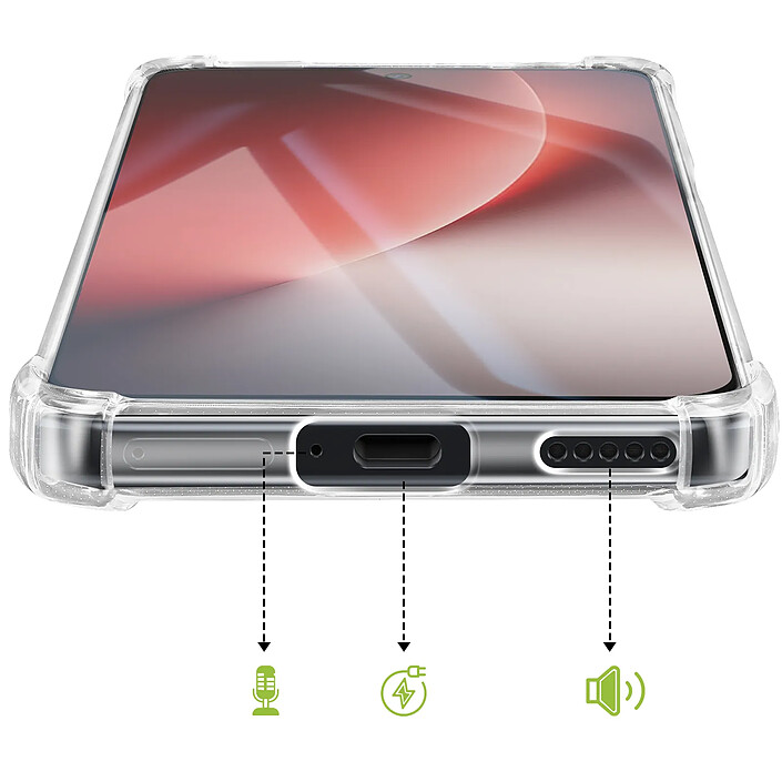 Mayaxess Coque pour Honor Magic 8 Lite en Silicone avec Coins Renforcés Antichocs Transparent pas cher