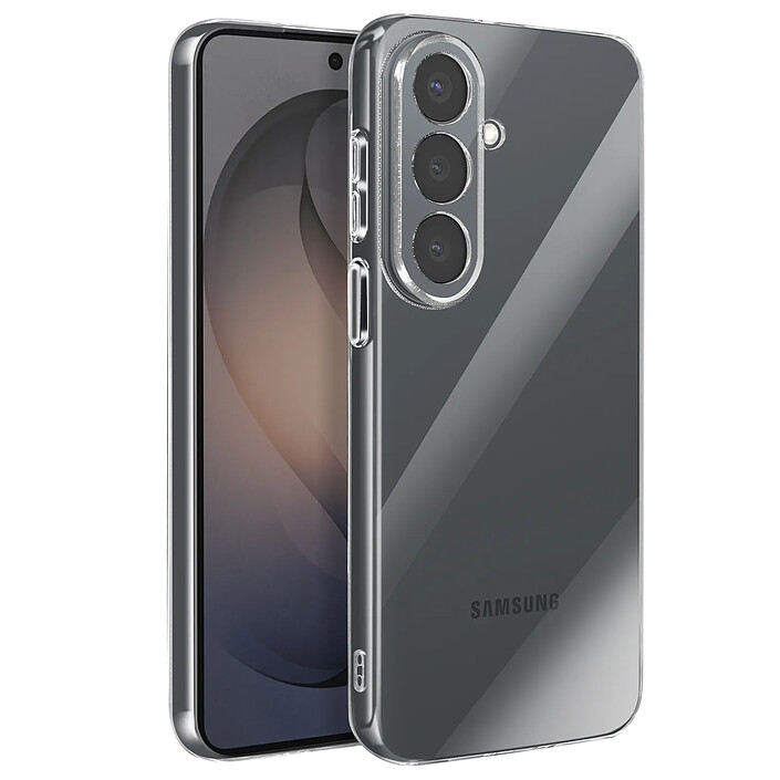 Avizar Coque pour Galaxy S26 Plus en Silicone Souple avec Contour Caméra Surélevé Transparent