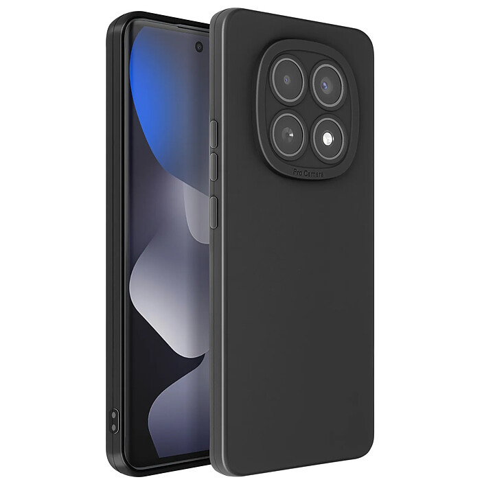Avizar Coque pour Redmi Note 15 en Silicone Souple avec Renfort Bloc Caméra Noir