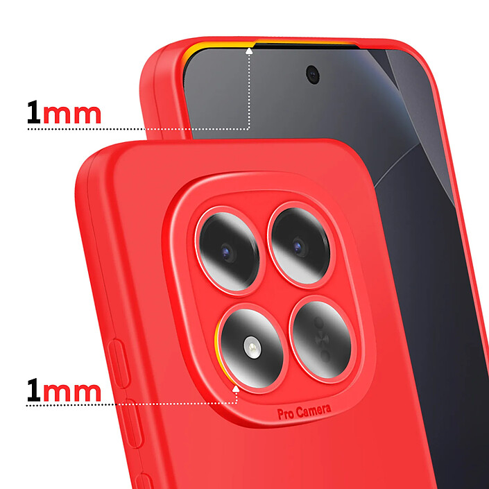 Avis Avizar Coque pour Redmi Note 15 Pro Plus en Silicone Souple avec Renfort Bloc Caméra