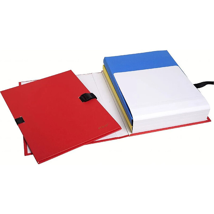 Avis EXACOMPTA Chemise à dos extensible N'CLIP, A4, rouge x 10