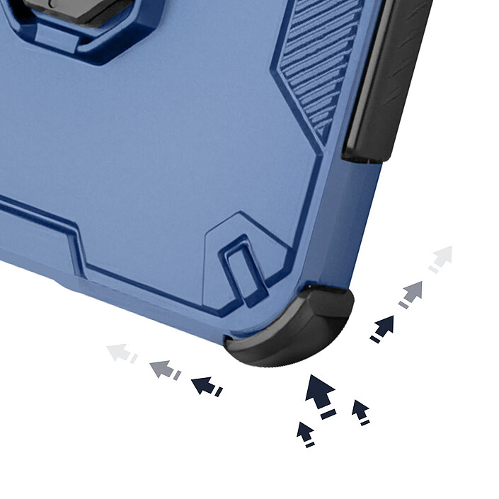 Avizar Coque pour Redmi Note 15 avec Anneau Rotatif et Fonction Support Bleu pas cher