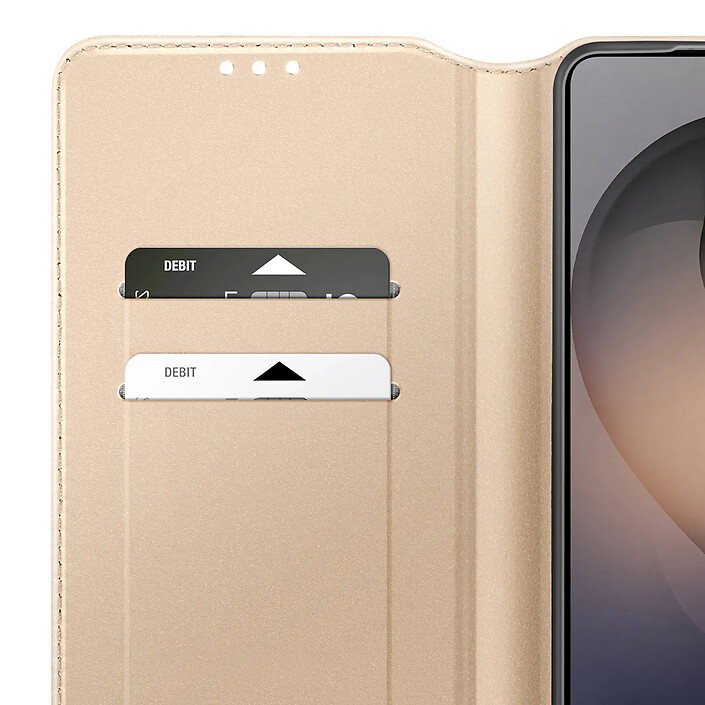 Avizar Étui à Clapet pour Galaxy S26 Ultra Magnétique Fonction Stand Classic Edition Dorée pas cher