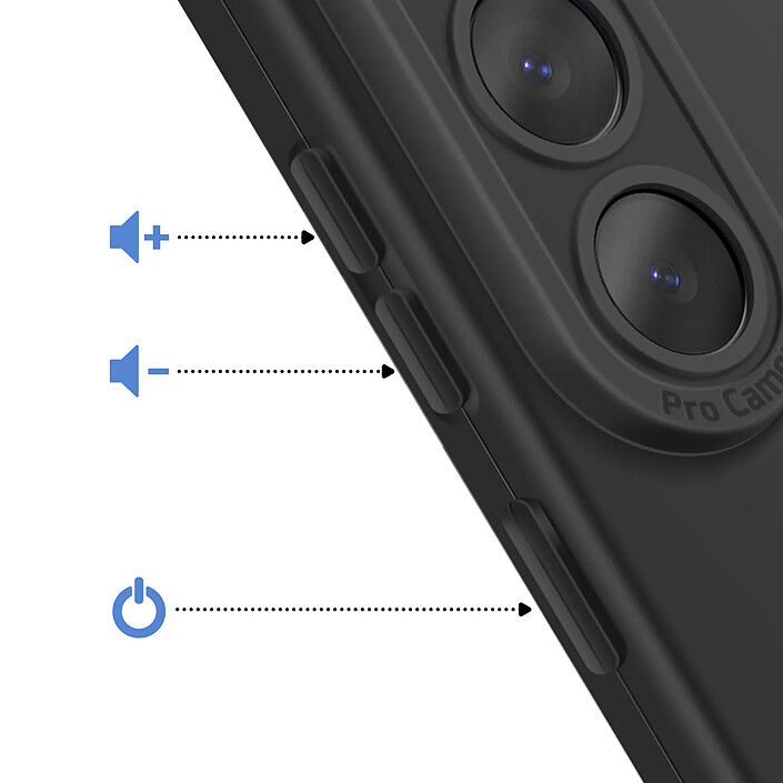 Avis Avizar Coque pour Galaxy S26 en Silicone Souple avec Renfort Bloc Caméra Noir