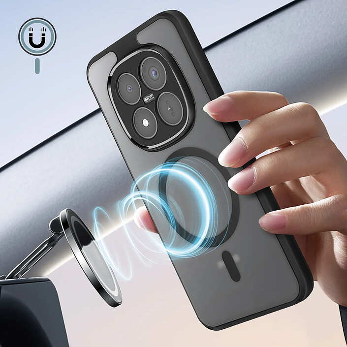 Acheter Avizar Coque pour Redmi Note 15 Pro Plus 5G Renforcée Compatible Accessoires MagSafe Noir