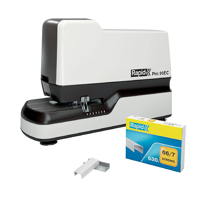 RAPID Pro 90EC - Agrafeuse Électrique Cap 50 Feuilles & Agrafage Rapide - 66-6/7