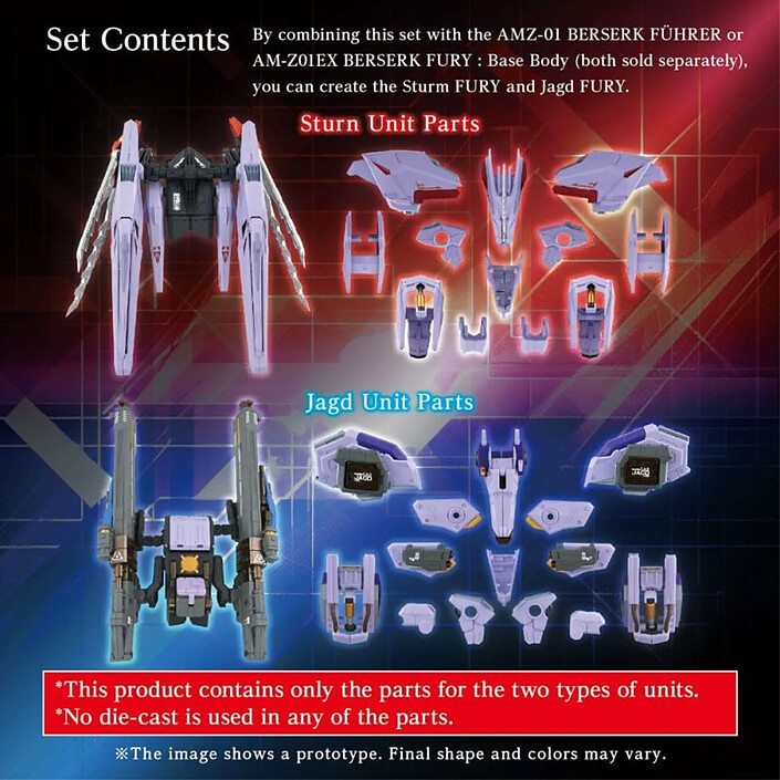 Avis Zoids - Accessoires Zoids AM-Z01CP Berserk Fury Sturm & Jagd Unit