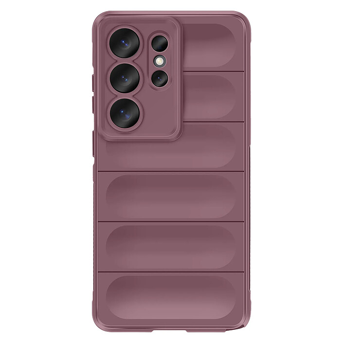 Amorus Coque pour Galaxy S26 Ultra Souple Antichoc Compatible Recharge Sans Fil Qi Violet clair