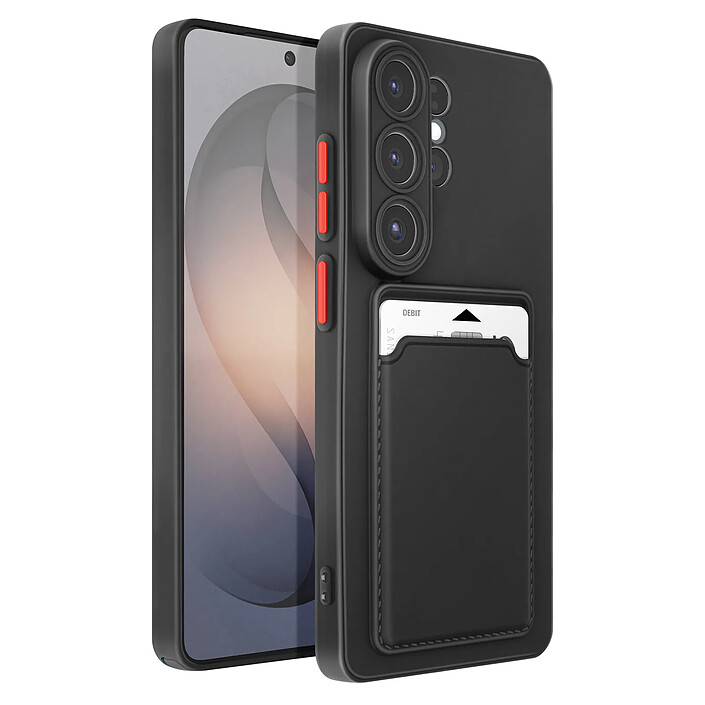 Avizar Coque pour Galaxy S26 Ultra avec Porte-carte et Protection Caméra Anti-rayures Noir