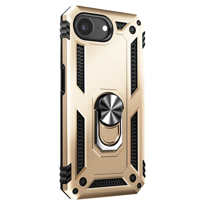 Avizar Coque pour iPhone 17e Antichoc avec Anneau Magnétique Rotatif Dorée
