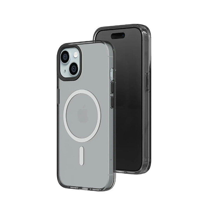 Rhinoshield Coque MagSafe pour iPhone 15 Série JellyTint Antichoc Ultra Résistant Noir transparent pas cher