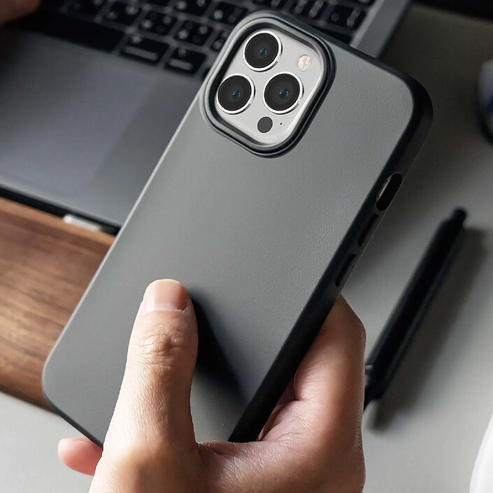 Rhinoshield Coque MagSafe pour iPhone 14 Pro Max Série SolidSuit Ultra Résistant Noir pas cher