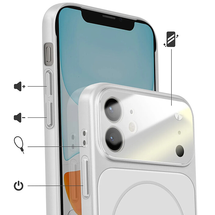 Avis Avizar Coque pour iPhone 11 Compatible MagSafe Finition AG Glass Mate