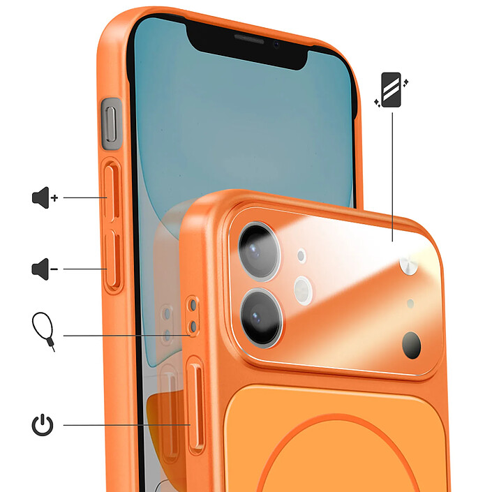 Avis Avizar Coque pour iPhone 11 Compatible MagSafe Finition AG Glass Mate