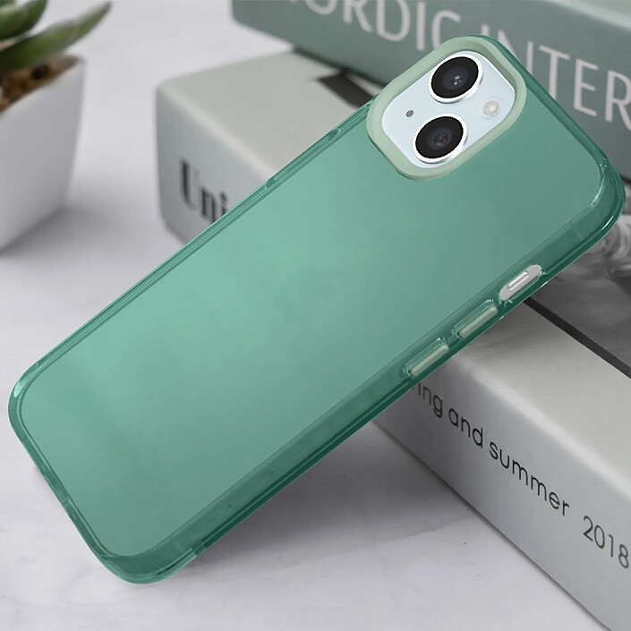 Acheter Rhinoshield Coque pour iPhone 15 Plus Série JellyTint Antichoc Ultra Résistant Vert