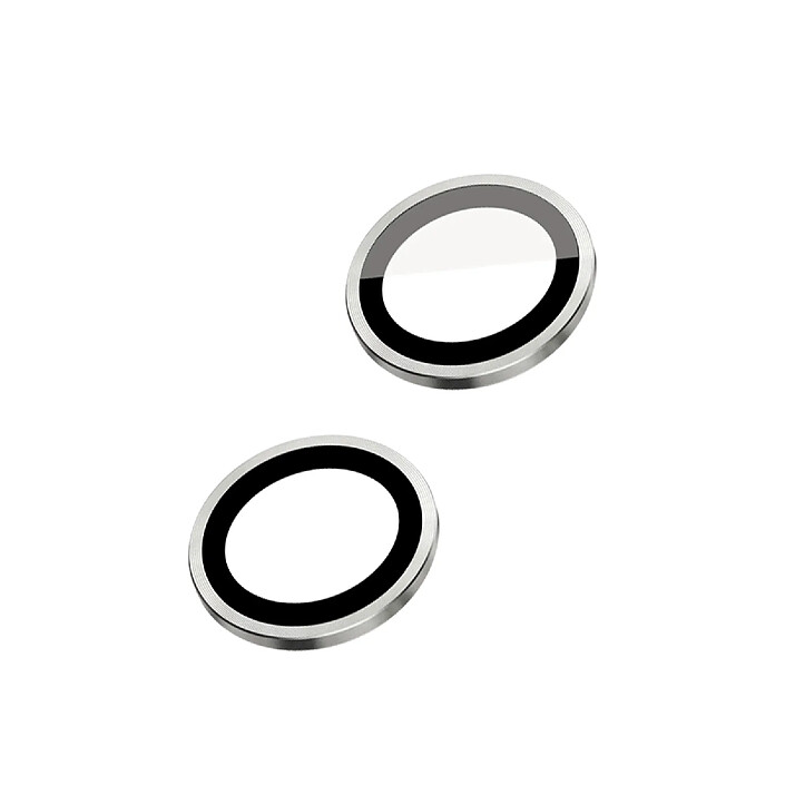 Rhinoshield Protection d'Objectif Caméra pour iPhone 14 / 14 Plus Anti-Rayures Argent pas cher