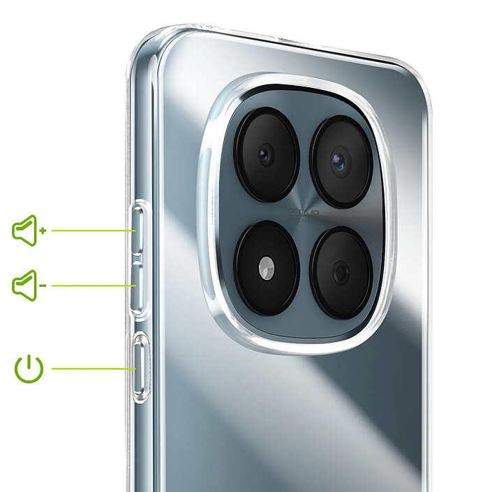 Avis Mayaxess Coque pour Redmi Note 15 Pro 5G avec Protection d'Écran en Verre Trempé Transparent