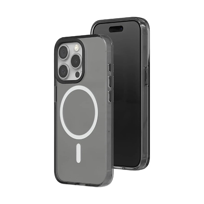 Rhinoshield Coque MagSafe pour iPhone 15 Pro Max Série JellyTint Antichoc Ultra Résistant Noir transparent pas cher