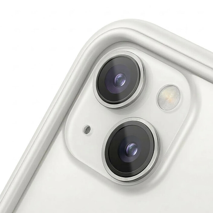 Avis Rhinoshield Protection d'Objectif Caméra pour iPhone 14 / 14 Plus Anti-Rayures Argent