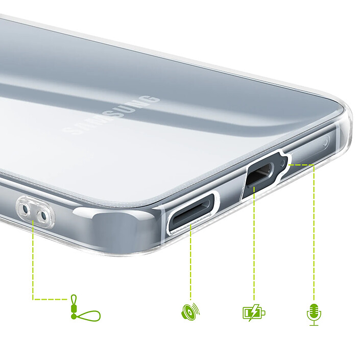 Mayaxess Coque pour Galaxy S26 Plus avec Protection d'Écran en Verre Trempé Transparent pas cher