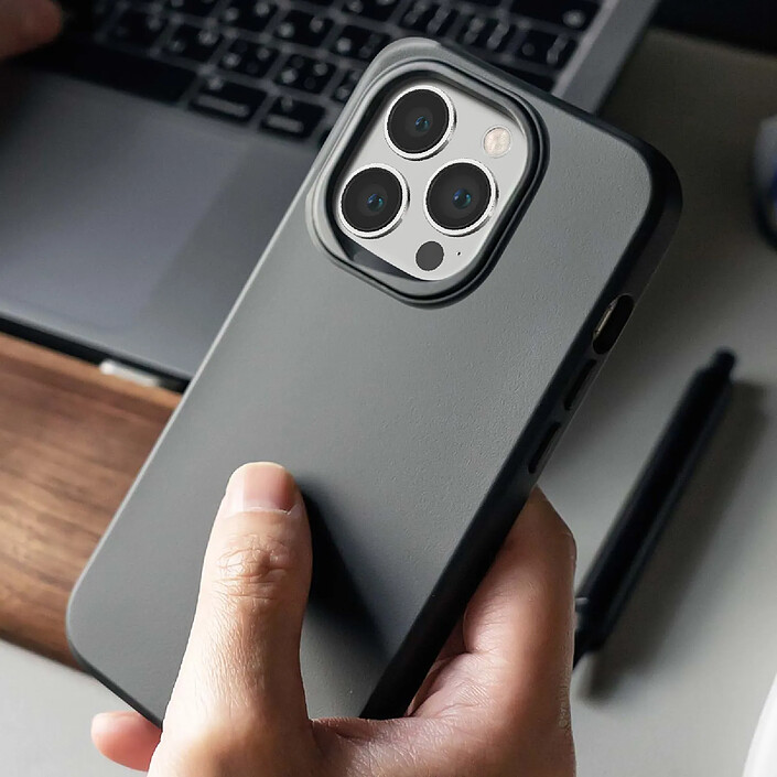 Rhinoshield Coque pour iPhone 15 Pro Max Série SolidSuit Ultra Résistant Noir pas cher